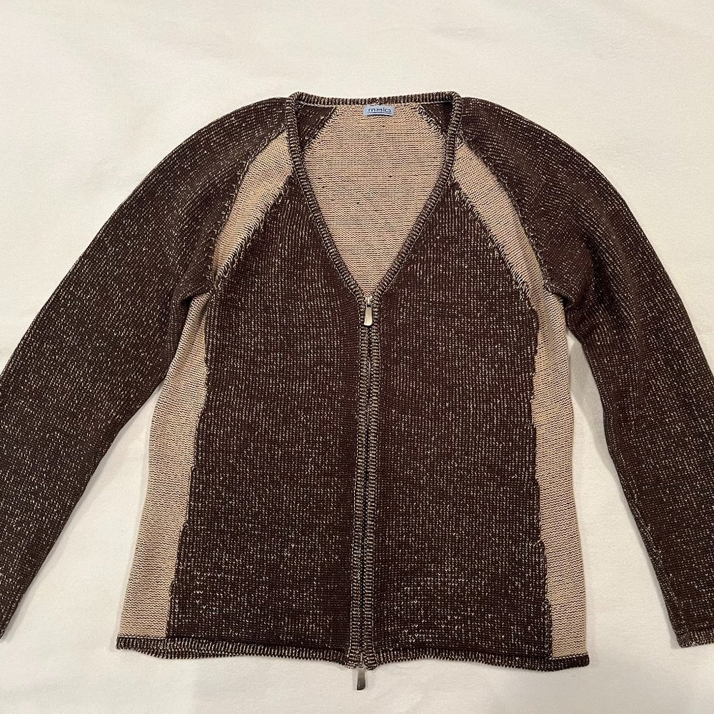 Malo Zipper Cardigan Size 46
